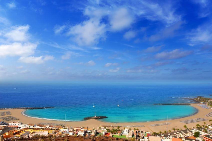 First Line Sea, Luxury Penthouse, Sea And Sunset View Vivenda Vacational Guayero 618 Apartment Los Cristianos  Exterior photo